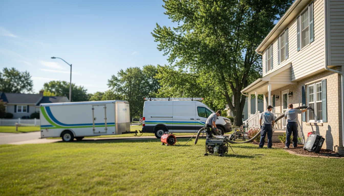 Flooded Basement Restoration And Cleanup With Repair in Dennison, MN near me